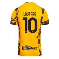 Camisa de Futebol Inter Milan Lautaro Martinez #10 Equipamento Alternativo 2024-25 Manga Curta